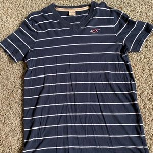 Striped Hollister V-Neck